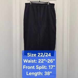 Eloquii Maxi French Terry Skirt, NWT, Size 22/24 (3X)